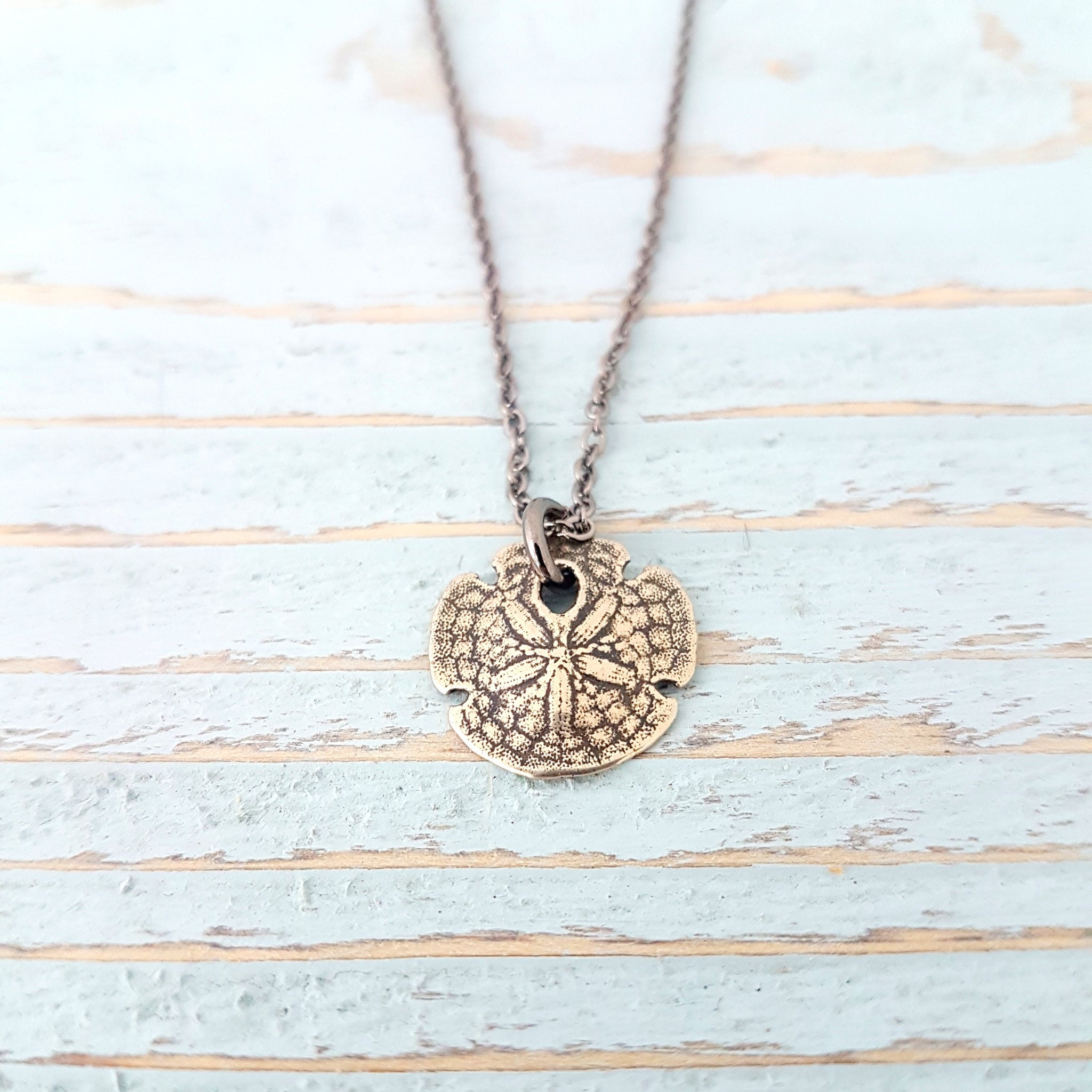 Sand Dollar Necklace - Gwen Delicious Jewelry Designs