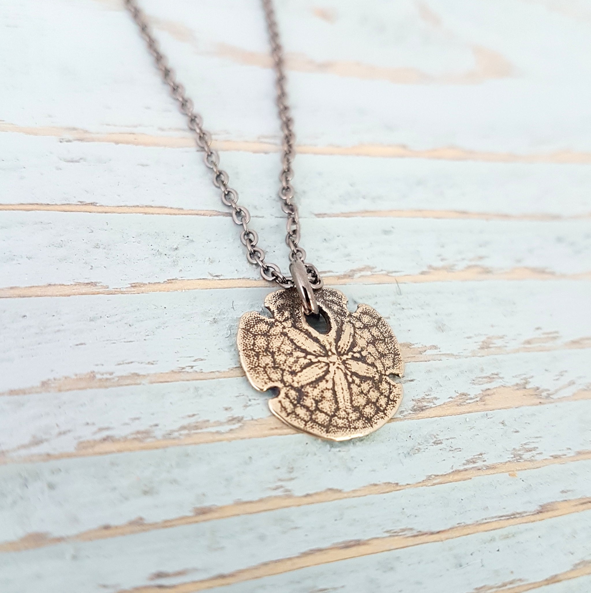 Sand Dollar Necklace - Gwen Delicious Jewelry Designs