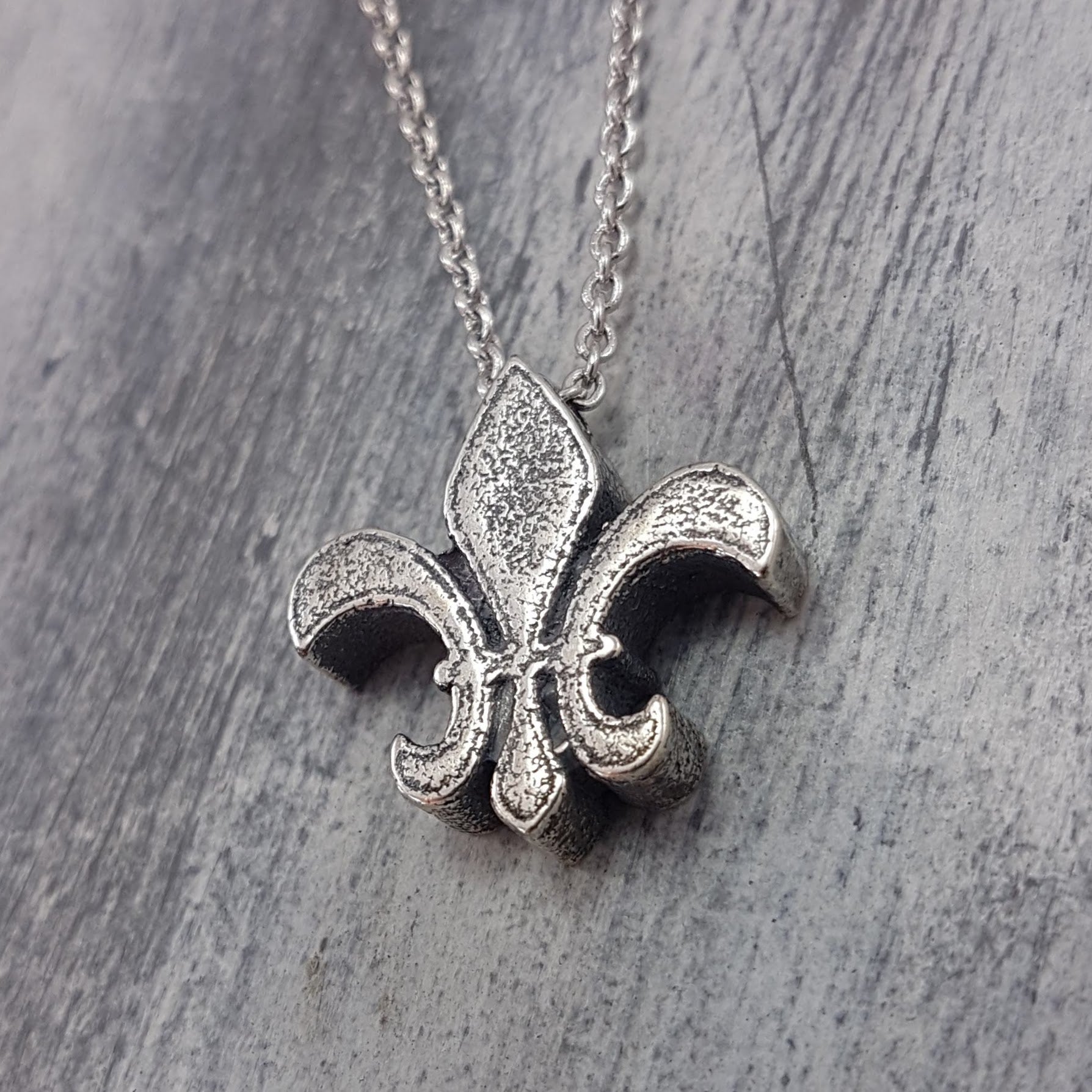 Fleur De Lis Necklace - Gwen Delicious Jewelry Designs