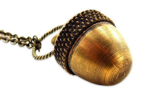 Acorn Canister Locket - Gwen Delicious Jewelry Designs