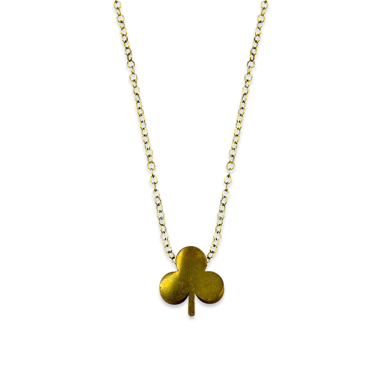 Tiny Lucky Clover Necklace - Gwen Delicious Jewelry Designs