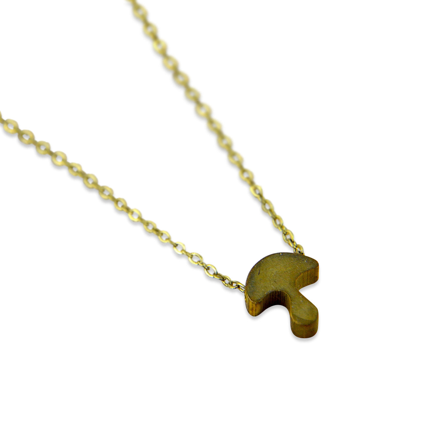 Tiny Mushroom Necklace - Gwen Delicious Jewelry Designs