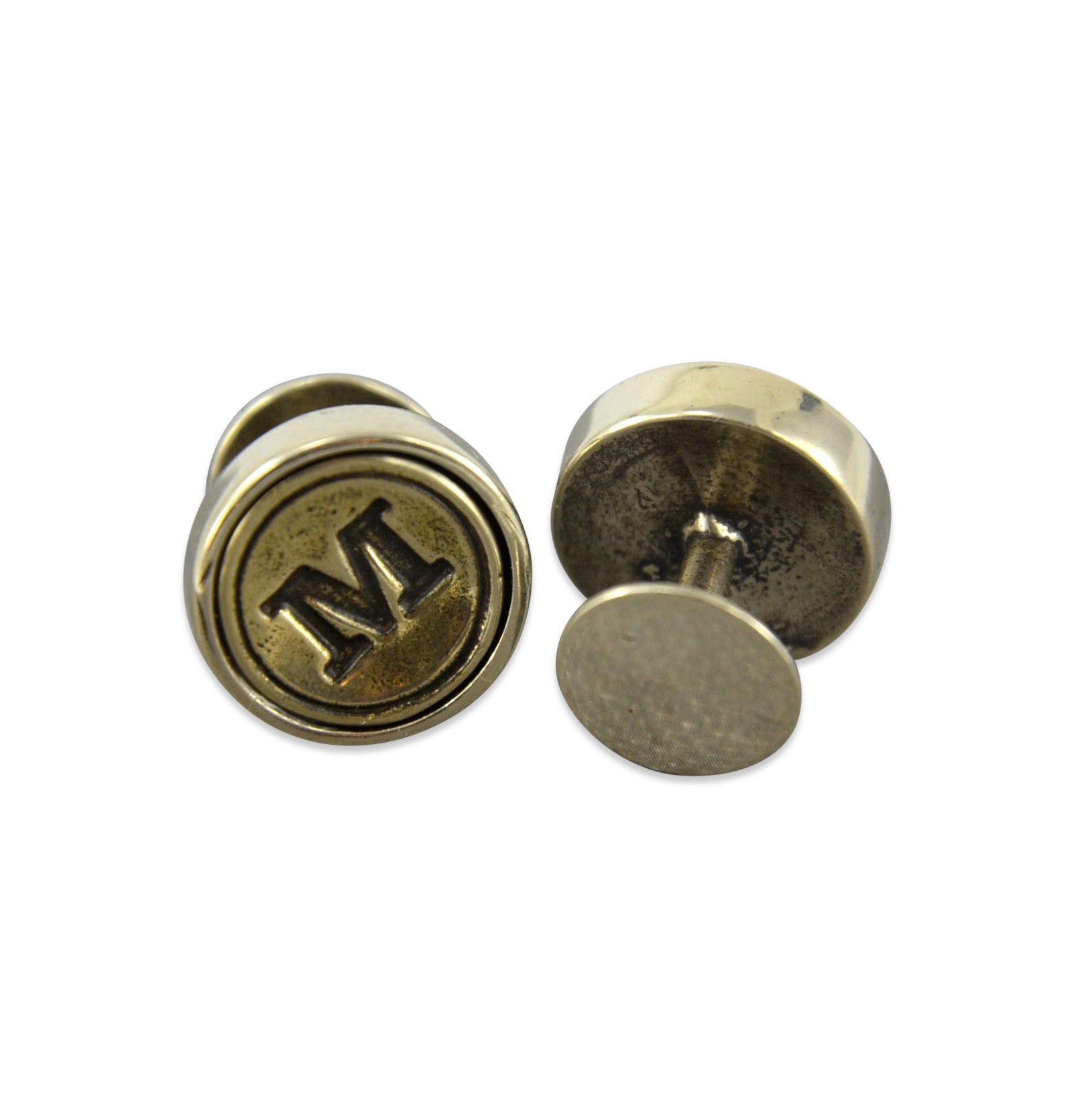Personalized Initial Letter Cuff Links - Gwen Delicious Jewelry Designs
