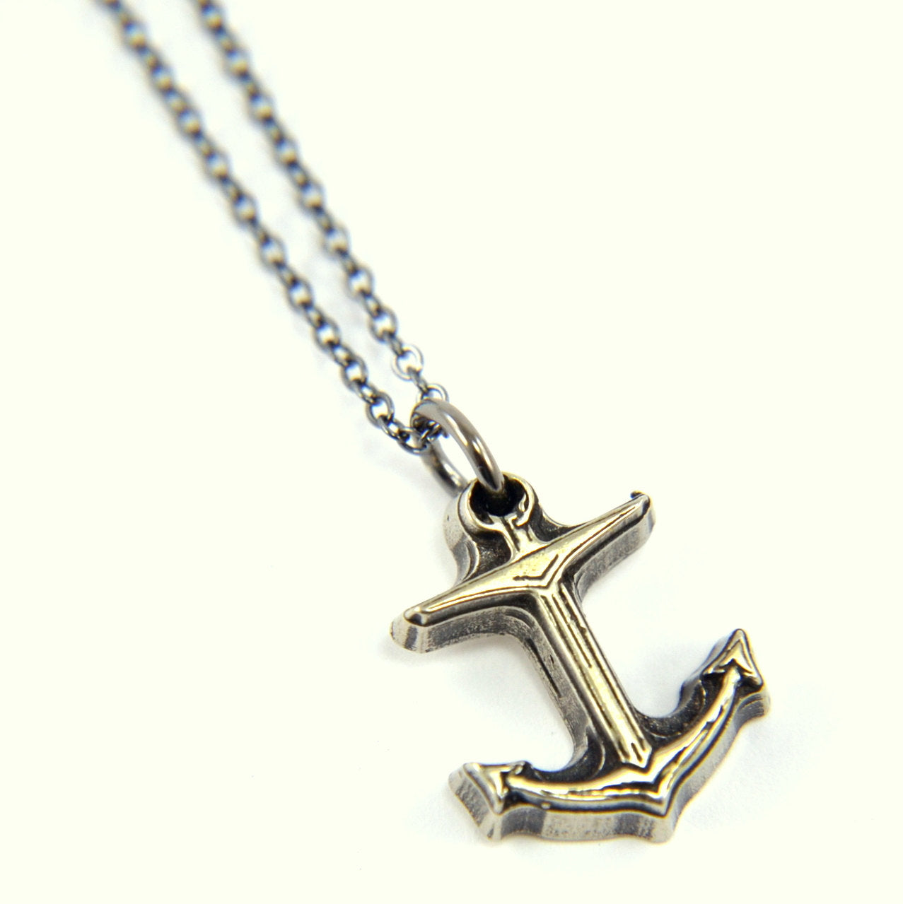 Tiny Anchor Necklace - Gwen Delicious Jewelry Designs