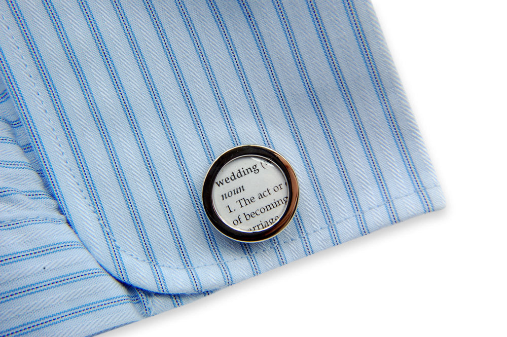 Dictionary Definition of LOVE Cuff links - Gwen Delicious Jewelry Designs