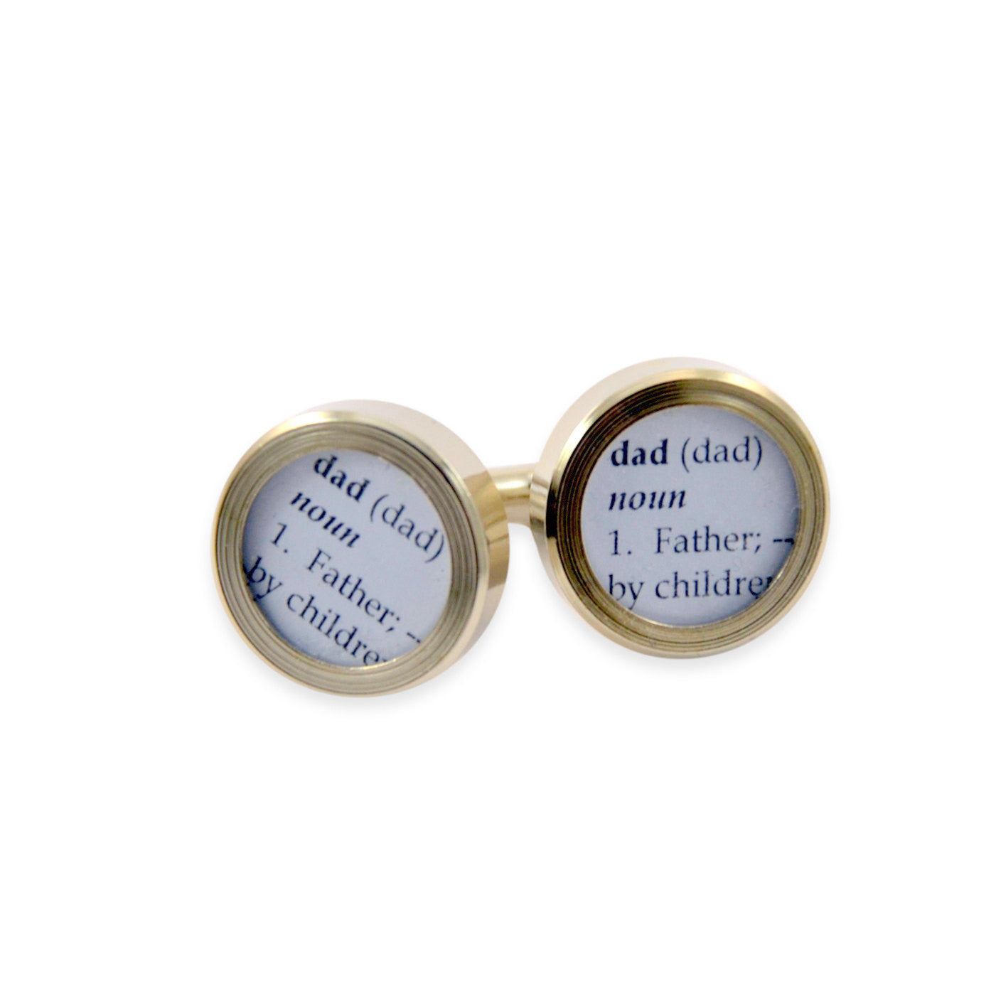 Definition of DAD - Cuff links - Gwen Delicious Jewelry Designs